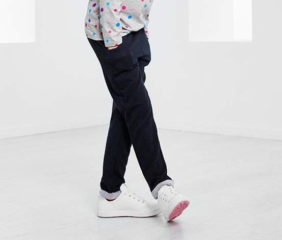 Tchibo Girls Sweat Pants, Dark Blue - Image 1